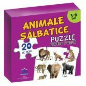 Puzzle Animale salbatice imagine
