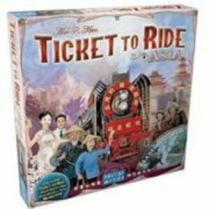 Joc de societate, Ticket to Ride, extensie, Map Collection Asia, limba engleza imagine