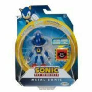 Figurina articulata, 10cm, Nintendo Sonic S13, Modern Metal Sonic imagine