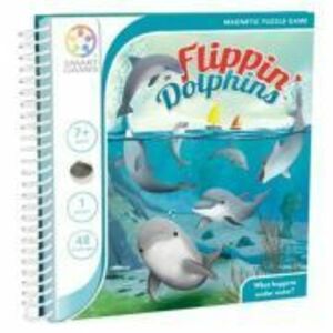Joc logic Flippin' Dolphins, cu 48 de provocari, limba romana imagine