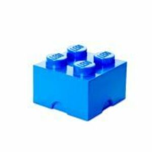 Cutie depozitare LEGO 2x2 albastru inchis imagine