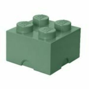 Cutie depozitare LEGO 2x2 verde nisip 40031747 imagine
