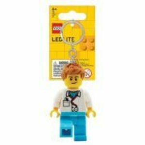 Breloc LEGO Iconic cu Led, Barbat doctor imagine