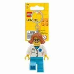 Breloc LEGO Iconic cu Led, Femeie doctor LGL-KE185H imagine