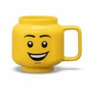 Cana mare LEGO din ceramica, cap de baiat fericit 41460806 imagine