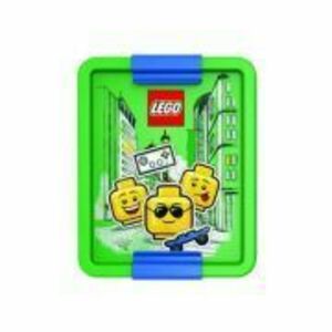 Cutie pentru sandwich LEGO Iconic verde-albastru 40521724 imagine