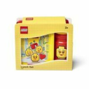Set pentru pranz LEGO Iconic rosu-galben imagine