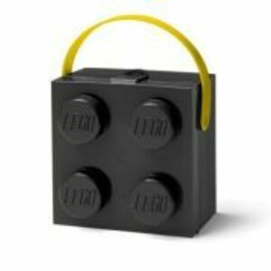 Cutie LEGO 2x2, negru imagine