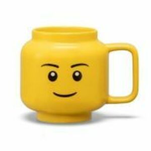Cana mare LEGO din ceramica, cap de baiat 41460800 imagine