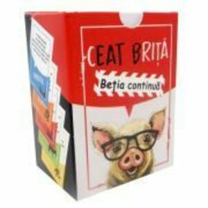 Joc adulti Ceat Brita-Betia continua, limba romana, joc de carti pentru petreceri, pentru 3-20 jucatori imagine