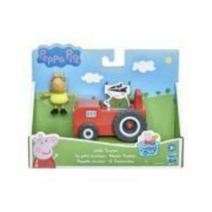 Vehicul cu figurina micul tractor Peppa Pig imagine