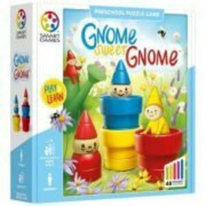 Joc de logica Gnome sweet Gnome, cu 48 de provocari, limba romana imagine