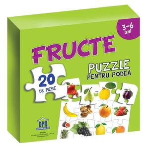 Puzzle pentru podea - Fructe - 3-6 Ani imagine