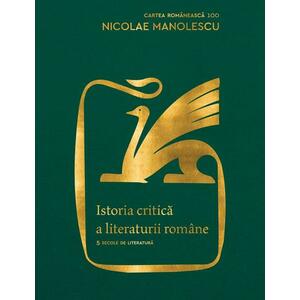 Istoria critica a literaturii romane imagine