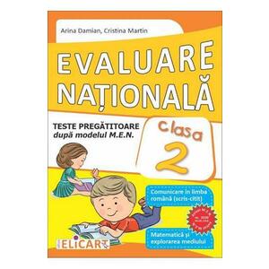 Teste de evaluare nationala - clasa a II-a. Comunicare in Limba Romana, Matematica si Explorarea Mediului imagine