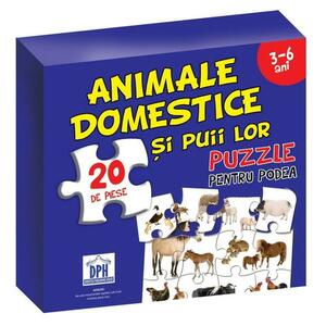 Puzzle pentru podea - Animale domestice - 3-6 Ani imagine