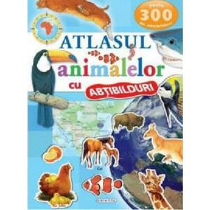 Atlas cu abtibilduri - Animale imagine