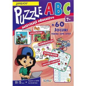 Puzzle ABC nr.5. Activitati educative imagine