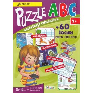 Puzzle ABC Nr. 3. Activitati educative imagine