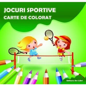 Jocuri sportive. Carte de colorat imagine