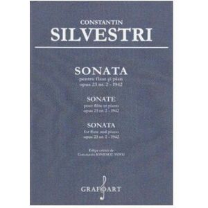 Sonata pentru flaut si pian OP.23 , Nr.2 | Constantin Silvestri imagine