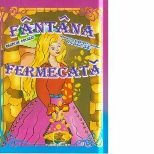 Fantana fermecata - Carte de colorat cu poveste (format A4) imagine