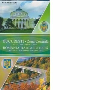 Romania Rutiera - Harta Pliabila Dimensiune: 100 x 70 cm imagine