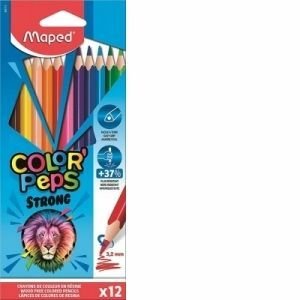 Creioane colorate Colors Peps Strong 12 culori/set, Maped imagine