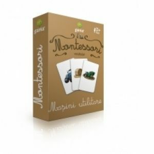 Carti de joc Montessori. Vocabular. Masini utilitare imagine