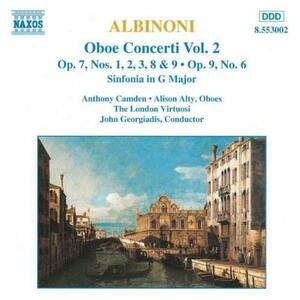 Albinoni: Oboe Concerti Vol. 2 | Tomaso Giovanni Albinoni, London Virtuosi, John Georgiadis imagine