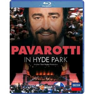 Pavarotti in Hyde Park - Bluray | Luciano Pavarotti, Andrea Griminelli imagine