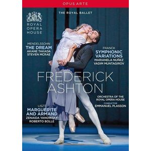 Frederick Ashton - The Dream. Symphonic Variations. Marguerite and Armand - DVD | Orchestra of the Royal Opera House, The Royal Ballet, Felix Mendelssohn, Franz Liszt imagine