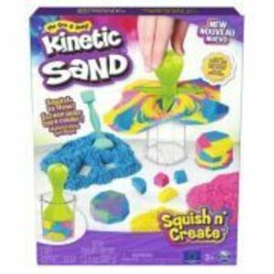 Kinetic sand Set de creatie Squish imagine