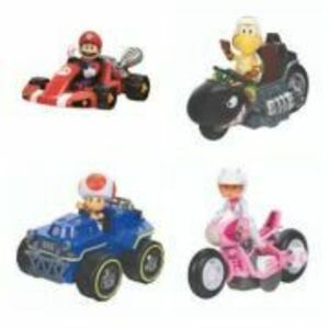 Figurina cu kart, 6 cm, Super Mario Bros Movie, diverse modele imagine