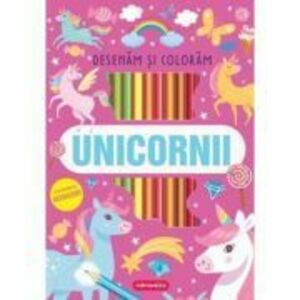 Unicornii - Desenam si coloram imagine