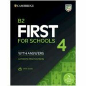 B2 First for Schools 4 Student's Book with Answers with Audio with Resource Bank imagine
