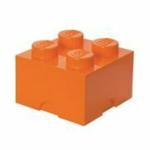 Cutie depozitare LEGO 2x2 portocaliu 40031760 imagine