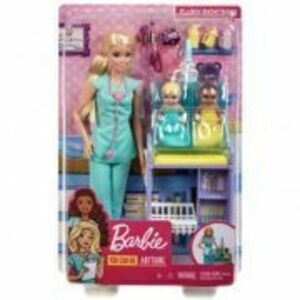 Papusa doctor pediatru Barbie you can be anything imagine