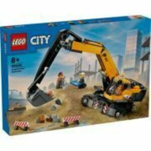 LEGO City. Excavator galben de constructii 60420, 633 piese imagine