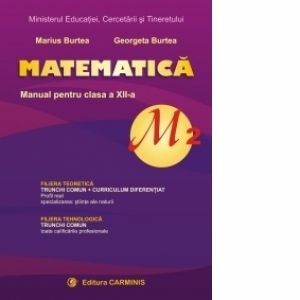 Matematica M2. Manual pentru clasa a XII-a imagine