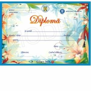 Diploma scolara, model 7 imagine