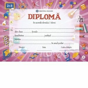 Diploma scolara - model 12 imagine