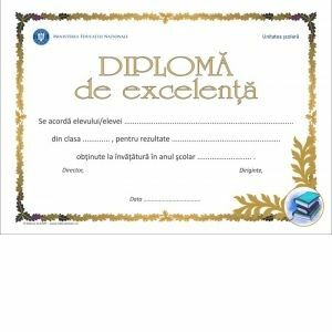 Diploma ciclul gimnazial - excelenta imagine