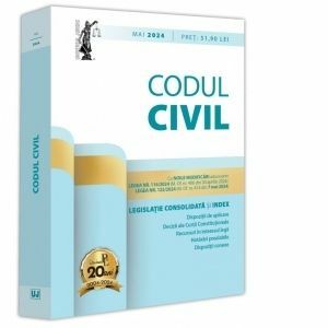 Codul civil. Editie tiparita pe hartie alba, mai 2024 imagine