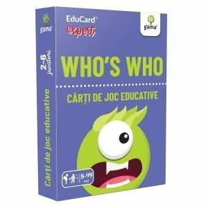 Carti de joc educative - Who's who imagine