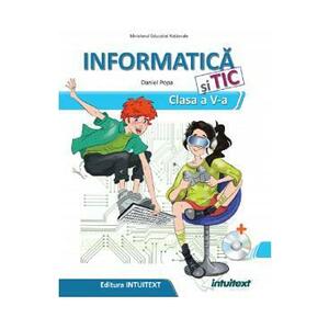 Informatica si TIC - Clasa 5 - Manual + CD - Daniel Popa imagine
