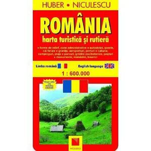 Romania - Harta turistica si rutiera imagine