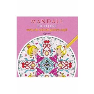 Mandale printese - Carte de colorat pentru copii imagine