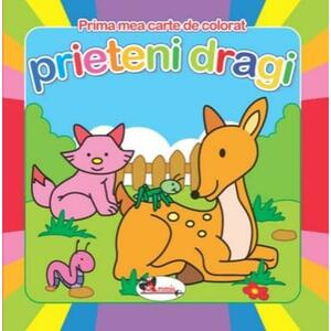 Prima mea carte de colorat - Prieteni Dragi imagine