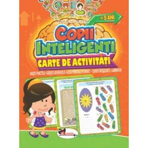 Jocuri pentru copii inteligenti +5 ani. Carte de activitati imagine
